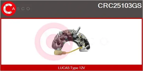 Rectifier, alternator (CRC25103GS)