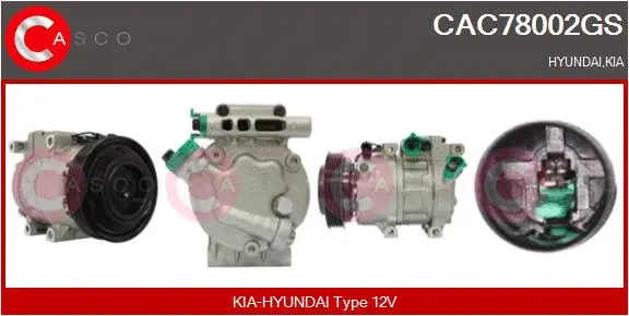 Compressor, air conditioning (CAC78002GS)