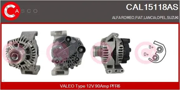 Alternator (CAL15118AS)