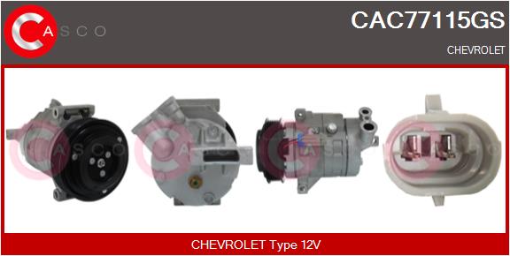 Compressor, air conditioning (CAC77115GS)