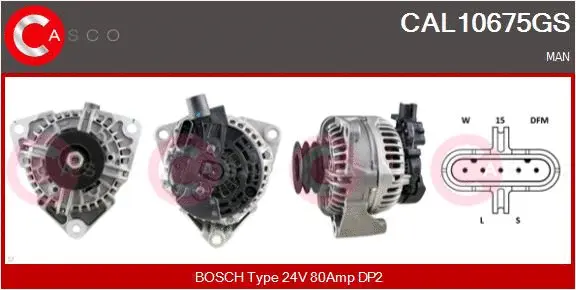 Alternator (CAL10675GS)