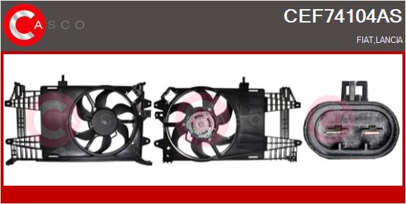 Electric Motor, radiator fan (CEF74104AS)