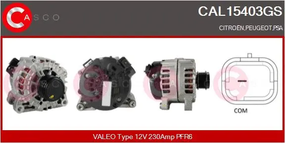 Alternator (CAL15403GS)