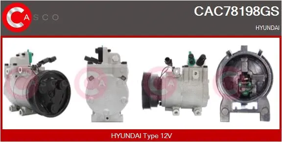 Compressor, air conditioning (CAC78198GS)