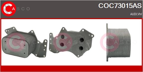 Oil Cooler, engine oil (COC73015AS)