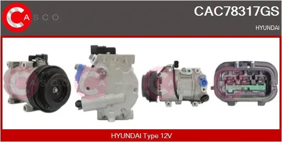 Compressor, air conditioning (CAC78317GS)