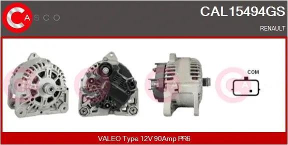 Alternator (CAL15494GS)