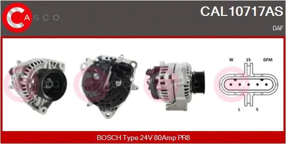 Alternator (CAL10717AS)
