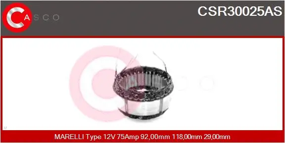 Stator, alternator (CSR30025AS)
