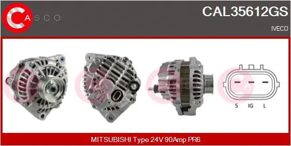 Alternator (CAL35612GS)