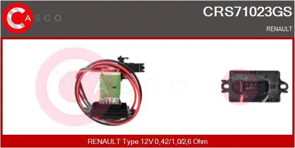 Resistor, interior blower (CRS71023GS)