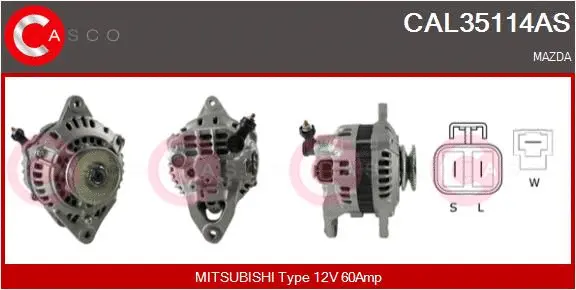 Alternator (CAL35114AS)