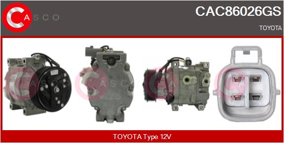 Compressor, air conditioning (CAC86026GS)