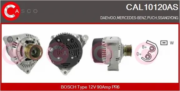 Alternator (CAL10120AS)