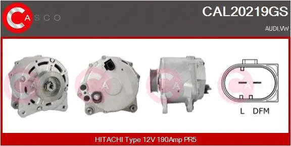 Alternator (CAL20219GS)
