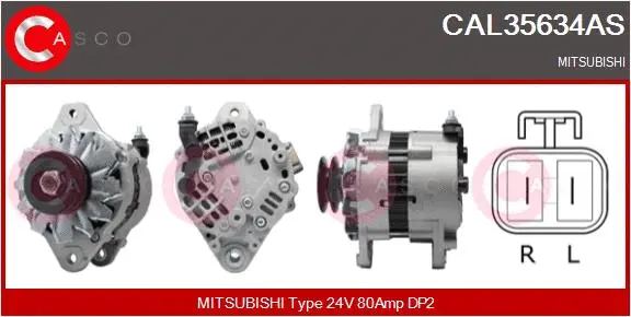 Alternator (CAL35634AS)