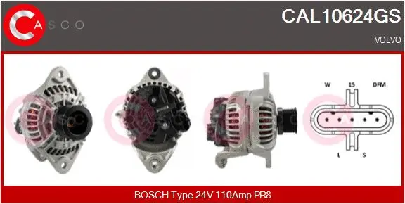 Alternator (CAL10624GS)