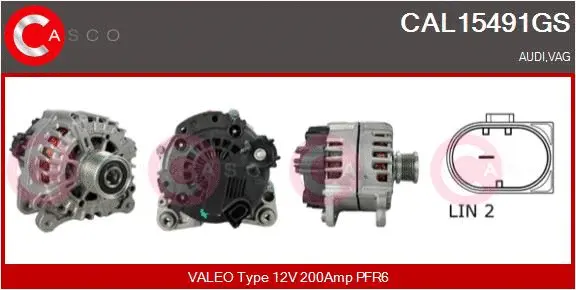 Alternator (CAL15491GS)