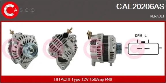 Alternator (CAL20206AS)