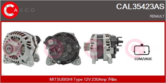 Alternator (CAL35423AS)