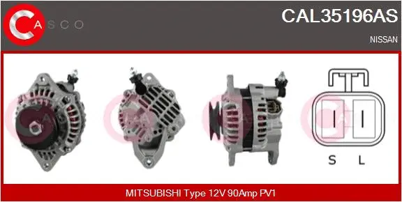 Alternator (CAL35196AS)