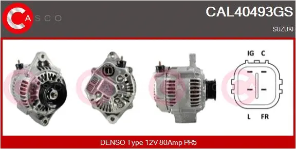 Alternator (CAL40493GS)