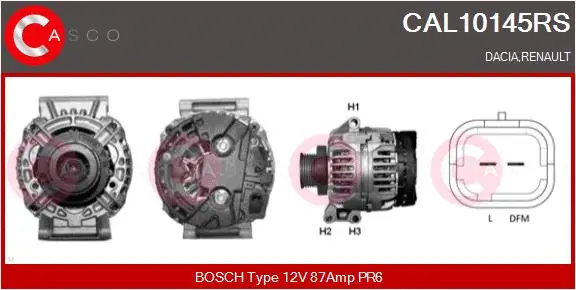 Alternator (CAL10145RS)