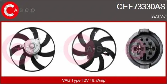 Fan, engine cooling (CEF73330AS)