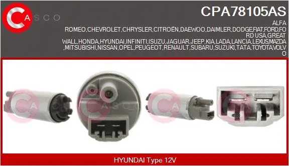 Fuel Pump (CPA78105AS)