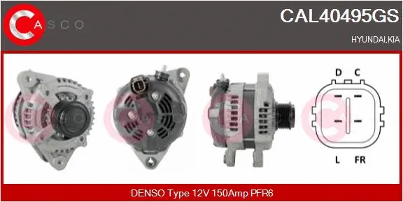 Alternator (CAL40495GS)
