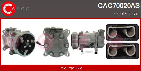 Compressor, air conditioning (CAC70020AS)