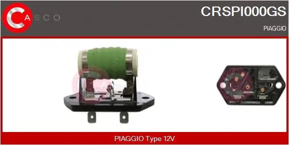 Series resistor, electric motor (radiator fan) (CRSPI000GS)