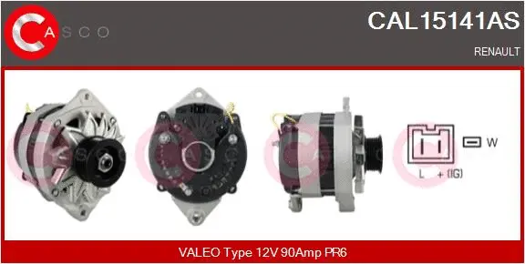 Alternator (CAL15141AS)