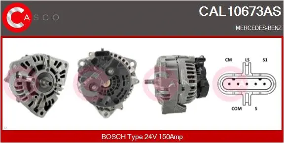 Alternator (CAL10673AS)