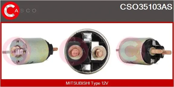 Solenoid Switch, starter (CSO35103AS)