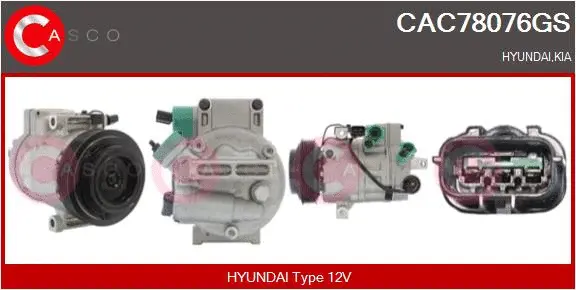 Compressor, air conditioning (CAC78076GS)