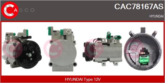 Compressor, air conditioning (CAC78167AS)