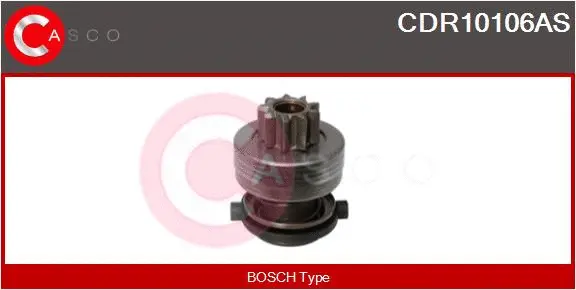 Pinion, starter (CDR10106AS)