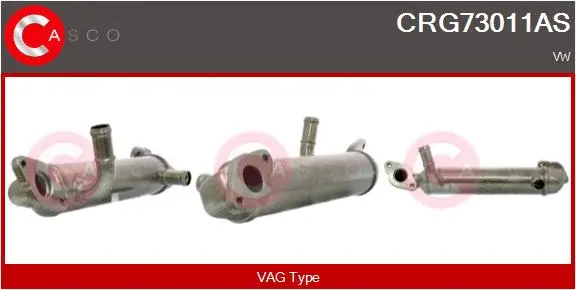Cooler, exhaust gas recirculation (CRG73011AS)