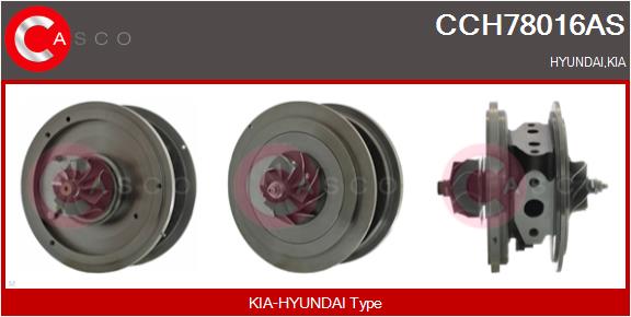 Core assembly, turbocharger (CCH78016AS)