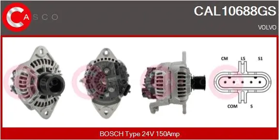 Alternator (CAL10688GS)