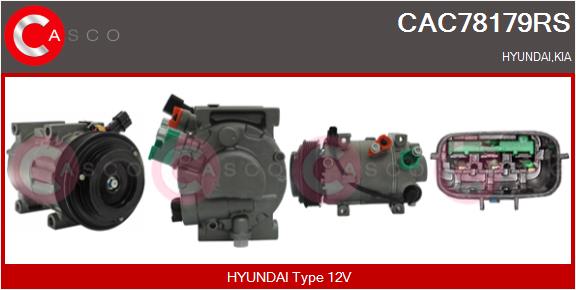 Compressor, air conditioning (CAC78179RS)