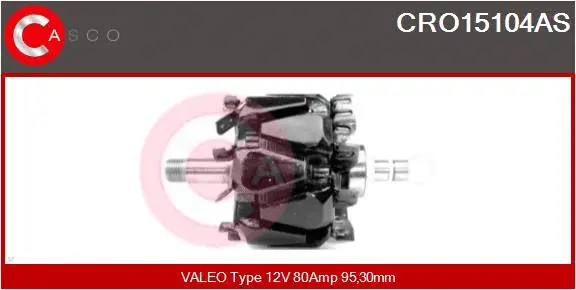 Rotor, alternator (CRO15104AS)