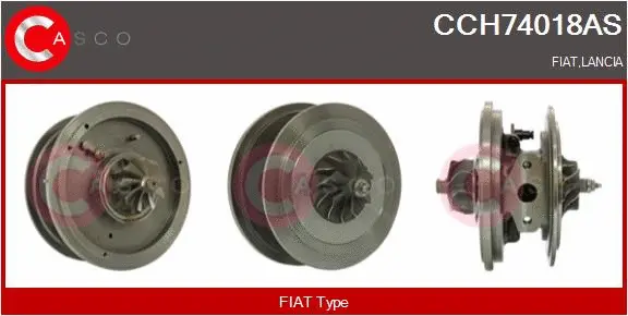Core assembly, turbocharger (CCH74018AS)