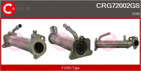 Cooler, exhaust gas recirculation (CRG72002GS)