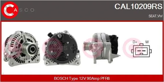 Alternator (CAL10209RS)