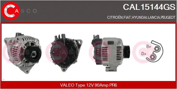 Alternator (CAL15144GS)