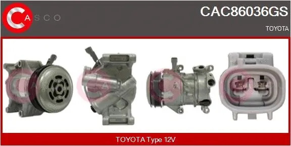 Compressor, air conditioning (CAC86036GS)