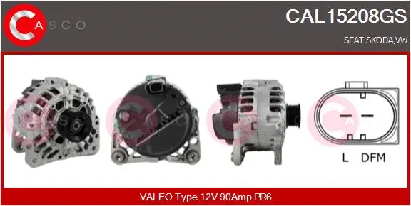 Alternator (CAL15208GS)