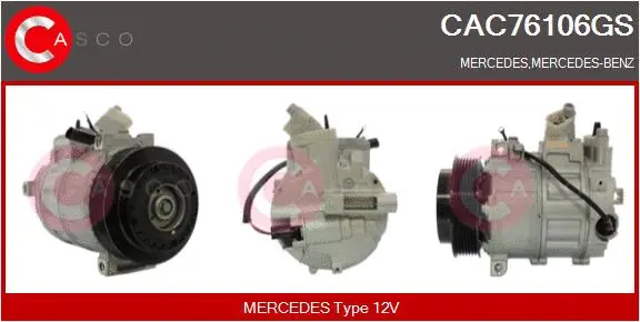 Compressor, air conditioning (CAC76106GS)